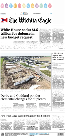 Cover of The Wichita Eagle (Sunday)