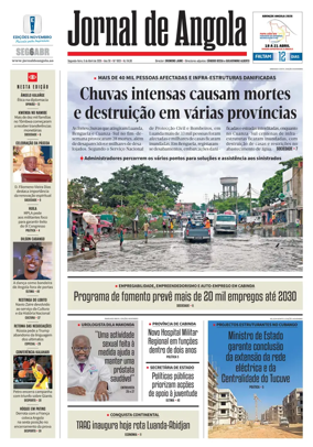 Cover of Jornal de Angola