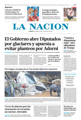 Cover of La Nacion