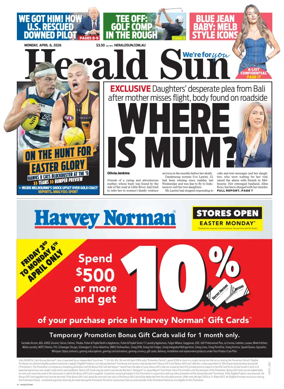 Cover of Herald Sun