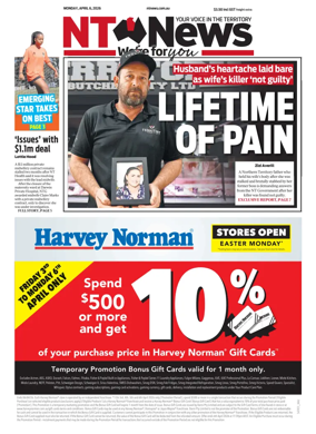 Cover of NT News
