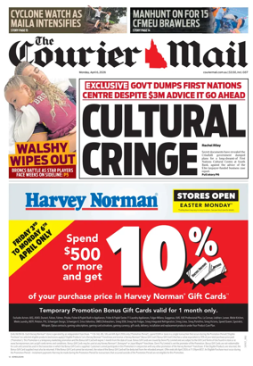 Cover of The Courier-Mail