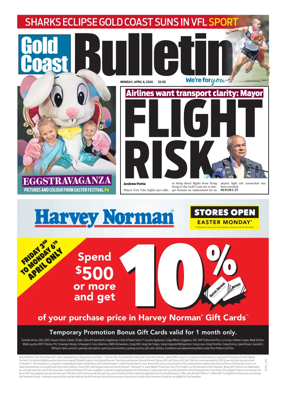 Cover of The Gold Coast Bulletin
