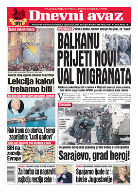 Cover of Dnevni avaz
