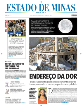 Cover of Estado de Minas (Brazil)