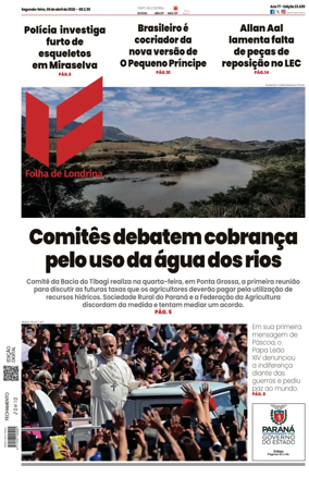 Cover of Folha de Londrina