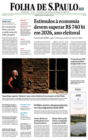 Cover of Folha de S.Paulo