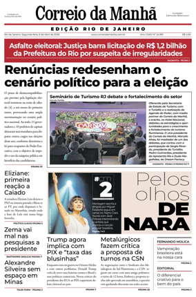 Cover of Jornal Correio da Manha