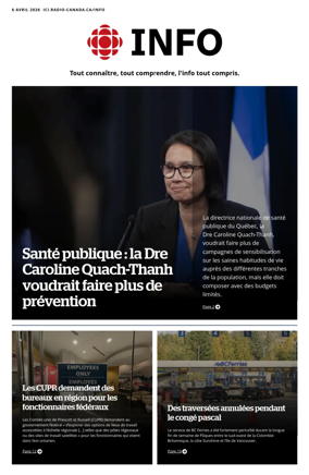 Cover of Radio-Canada Info