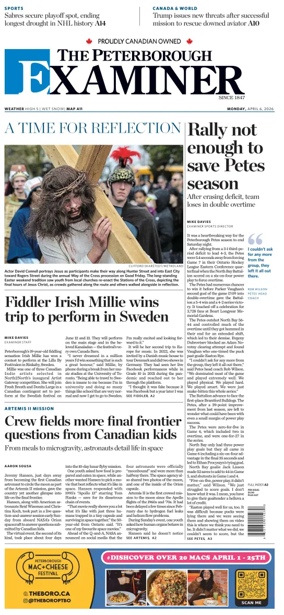 Cover of The Peterborough Examiner