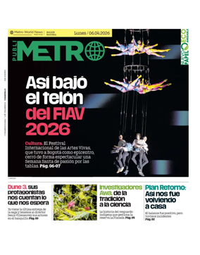 Cover of Publimetro Colombia