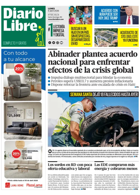 Cover of Diario Libre (Republica Dominicana)