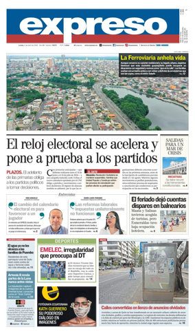 Cover of Diario Expreso