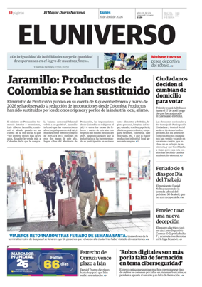 Cover of El Universo