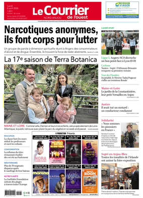 Cover of Le Courrier de l’Ouest (Nord Anjou)