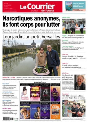 Cover of Le Courrier de l’Ouest (Saumur)