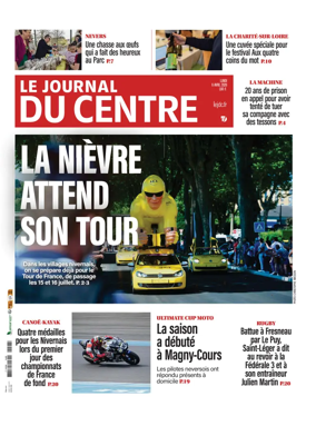 Cover of Le Journal du Centre