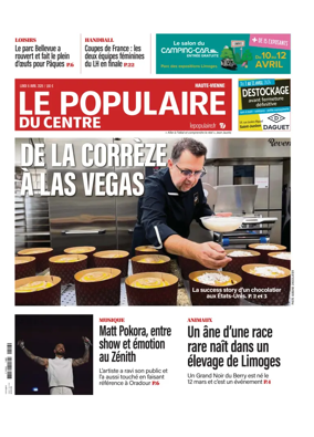 Cover of Le Populaire du Centre (Haute-Vienne)