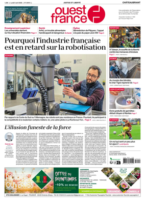 Cover of Ouest France (Chateaubriant)