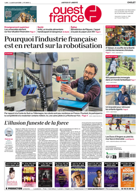 Cover of Ouest France (Cholet)