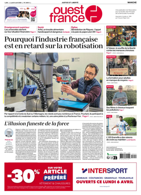 Cover of Ouest France (Manche)