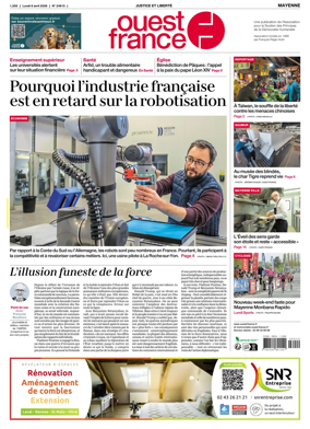 Cover of Ouest France (Mayenne)
