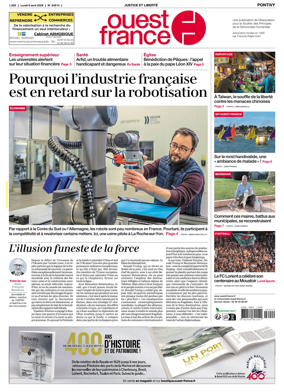 Cover of Ouest France (Pontivy)