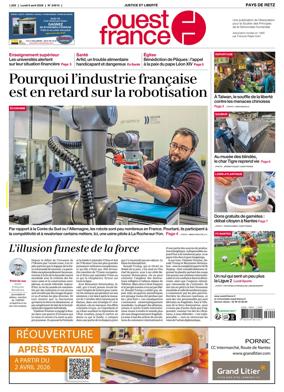 Cover of Ouest France (Pornic / Pays de Retz)