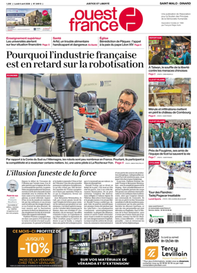 Cover of Ouest France (Saint-Malo)