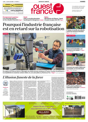 Cover of Ouest France (Vannes)