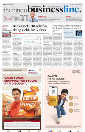 Cover of BusinessLine (Mumbai)