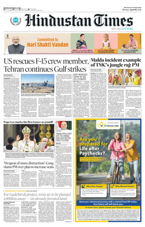 Cover of Hindustan Times Uttarakhand