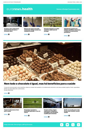 Cover of Euronews Health (Portuguese)