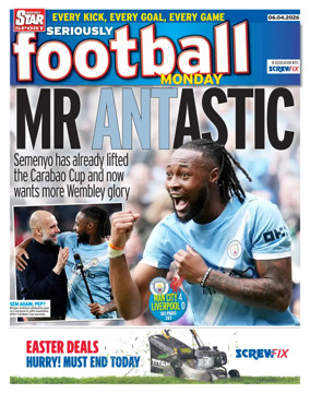 Cover of Irish Daily Star - Fanatic