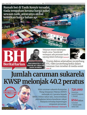 Cover of Berita Harian