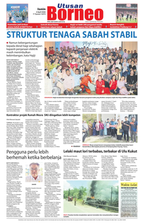 Cover of Utusan Borneo (Sabah)