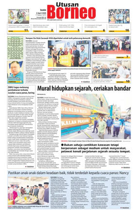 Cover of Utusan Borneo (Sarawak)