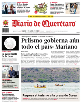 Cover of Diario de Queretaro