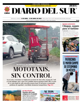 Cover of Diario del Sur