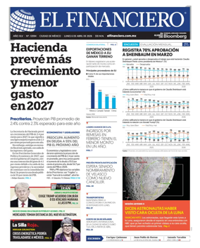 Cover of El Financiero