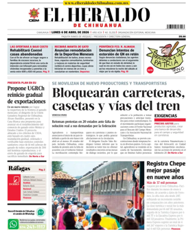 Cover of El Heraldo de Chihuahua