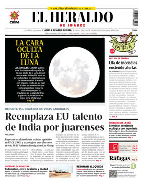 Cover of El Heraldo de Juarez