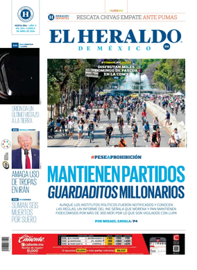 Cover of El Heraldo de Mexico