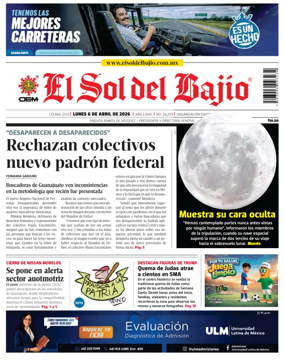 Cover of El Sol de Bajio