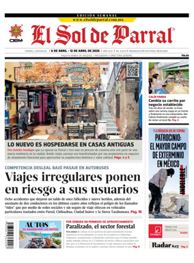 Cover of El Sol de Parral