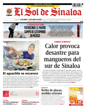 Cover of El Sol de Sinaloa