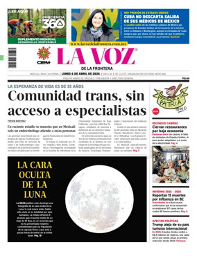 Cover of La Voz de la Frontera