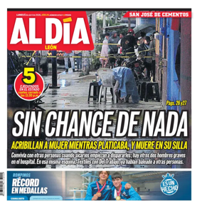 Cover of Periodico Al Dia (Leon)