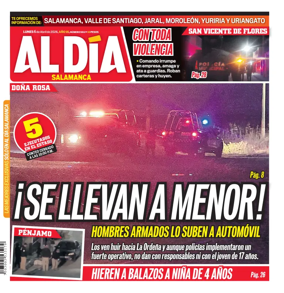 Cover of Periodico Al Dia (Salamanca)
