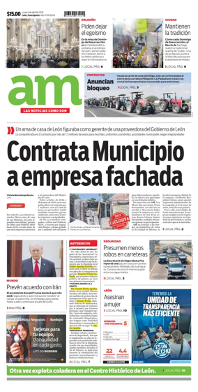 Cover of Periodico AM (Leon)
